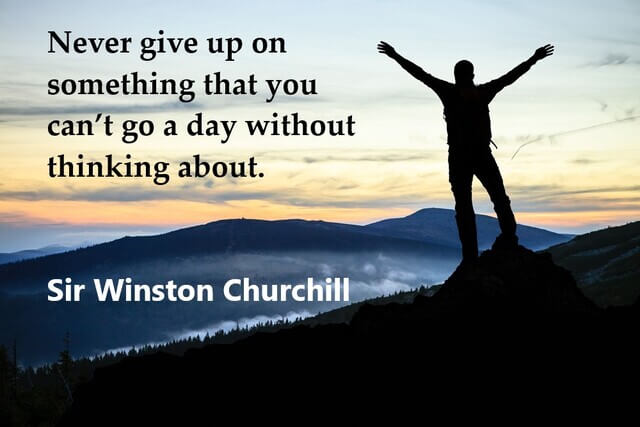 winston churchill inspirational quote